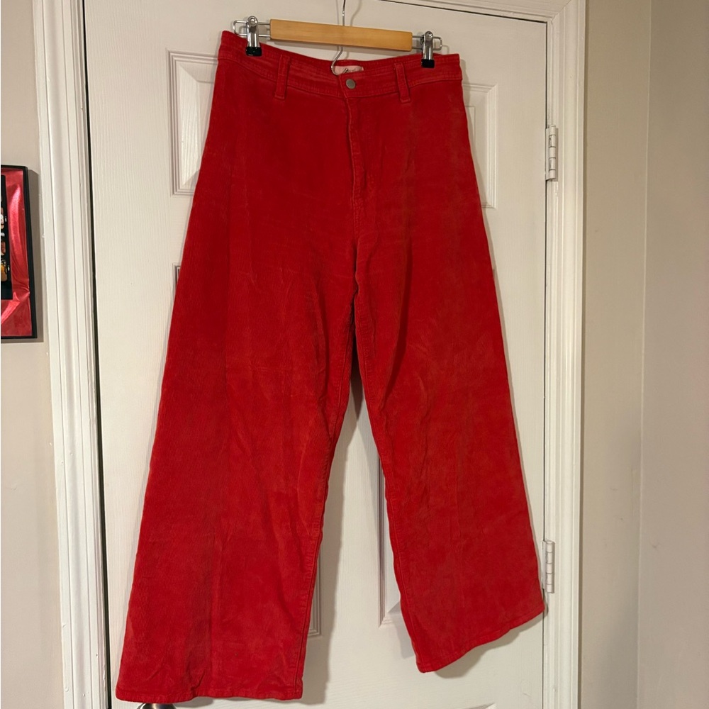 Red Corduroy Pants
